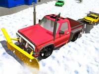 Snow Plow Jeep Simulator 3D Online Driving Game