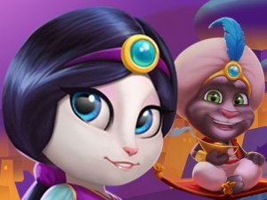 Talking Angela Differences Online Puzzle Game