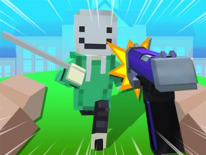 Block Craft 3D School Online Game - Building Defense Game