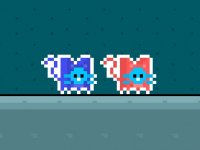 Red and Blue Cats Online Puzzle Game