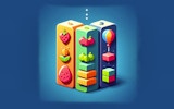 SuperArcade Fruits Spears and Cubes - 3-in-1 Arcade Puzzle Game